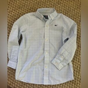 Vineyard Vines Boy's Button Down 100% Cotton Whale Shirt